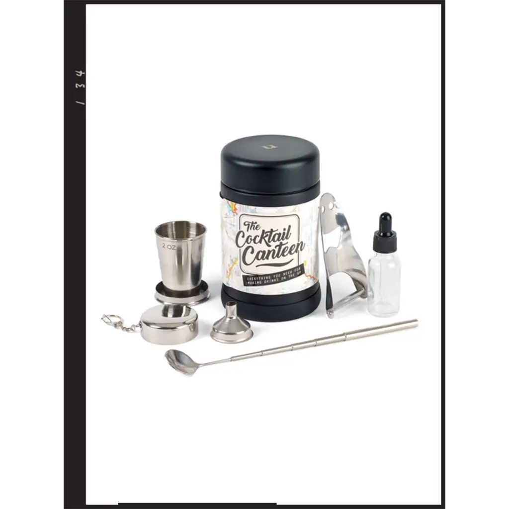 W&P Cocktail Canteen - Black