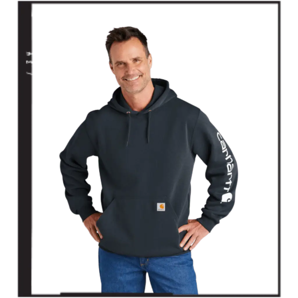 Carhartt® Midweight Hooded Logo Sweatshirt