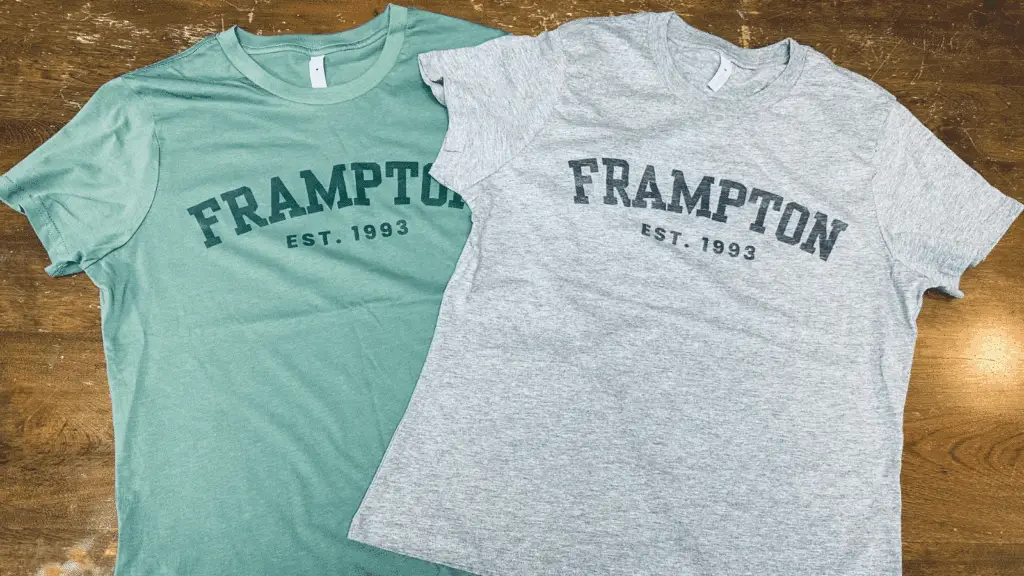 Frampton Construction T shirts